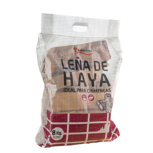 Saco Leña Haya 8 Kgr.