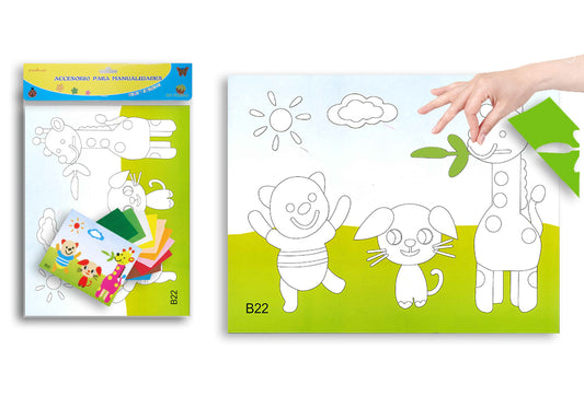 Puzzle De Goma Eva Diseño Animales
